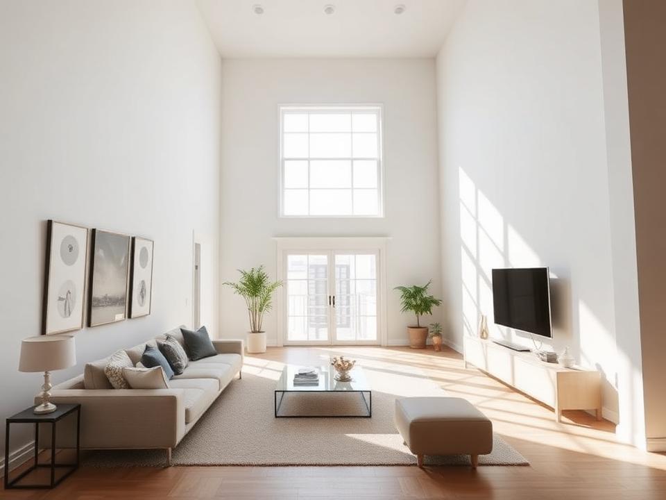 Loft s galerií a výhledem